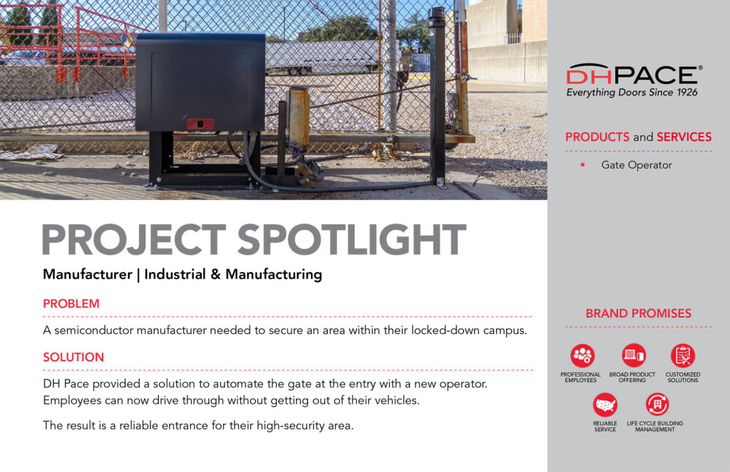 Manufacturing Project Spotlight